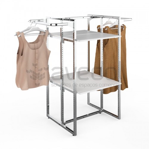 Estante centro para Loja de Roupa Estante centro para Loja de Roupa