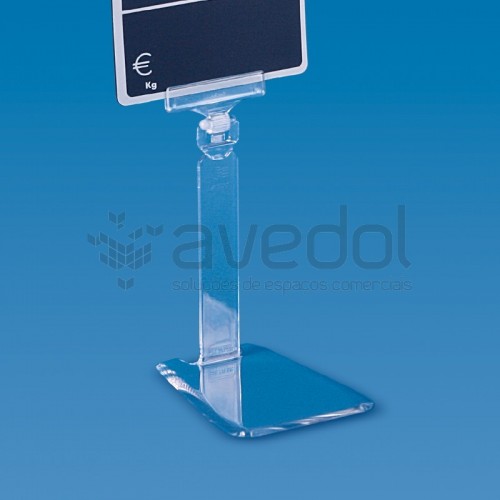 Base com pinça para etiquetas preço Base com pinça para etiquetas preço