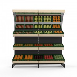 Estante para Frutas e Legumes com Pala Espelho