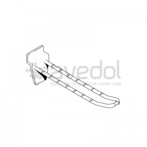 gancho duplo plastico para multi-sistema gancho duplo plastico para multi-sistema
