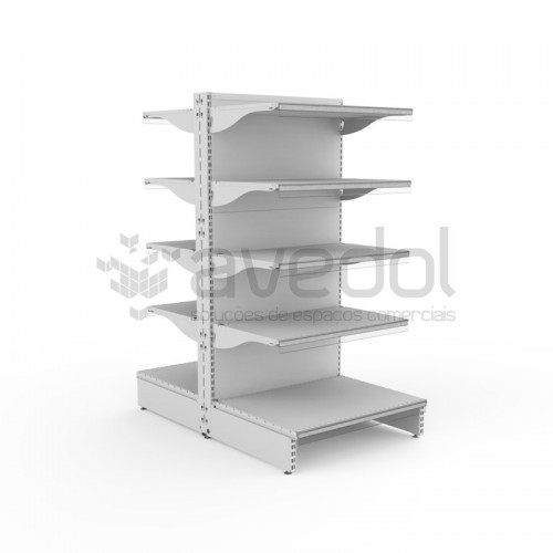 Estante metálica para Lojas e Supermercados