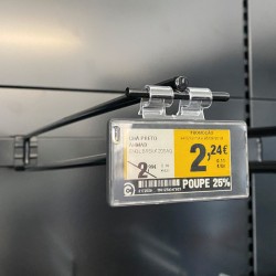 Suporte etiqueta eletrónica SES para Ganchos