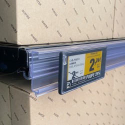 Perfil etiqueta de preço eletrónica para prateleiras