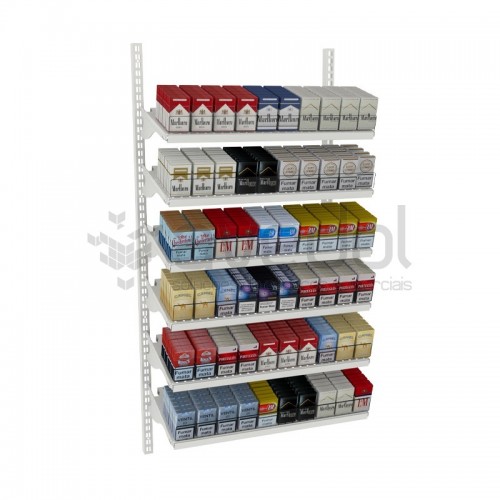 Estante Parede - Tabaco- Papelaria
