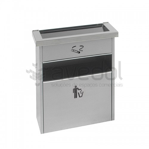 Papeleira de parede com Cinzeiro