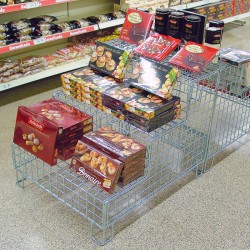 Expositor Escada de Arame Expositor Escada de Arame