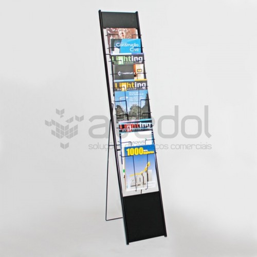 Expositor de Chão para Folhetos e Revistas Expositor de Chão para Folhetos e Revistas