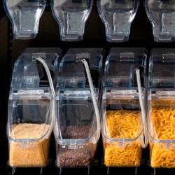 Dispensador a granel com pá Dispensador a granel com pá