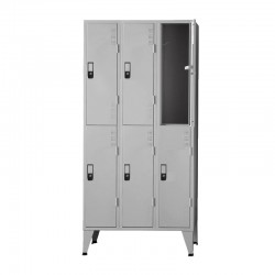 Cacifo Vestiário Triplo com 6 Portas
