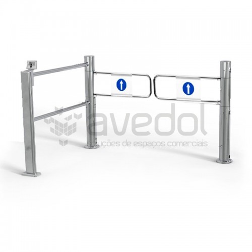 Cancela Saída com Leitor de Códigos