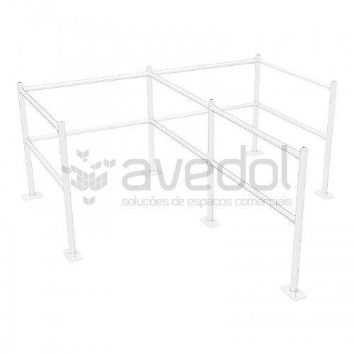 Área de proteção para entrada de Lojas