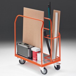 Carro transporte de painéis para lojas bricolage