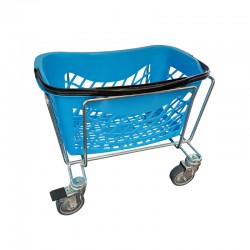 Base para empilhar cestas de compras