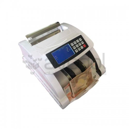 Máquina de contar e identificar notas falsas