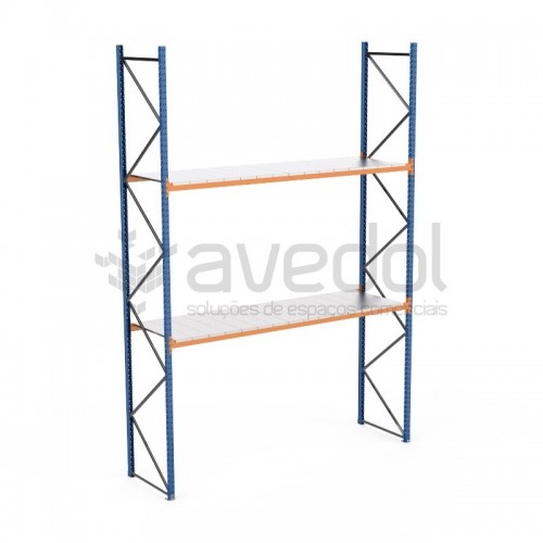 Estantes Rack com Prateleiras Metálicas para Lojas e Armazém