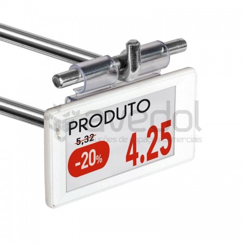 Suporte etiqueta eletrónica para Ganchos