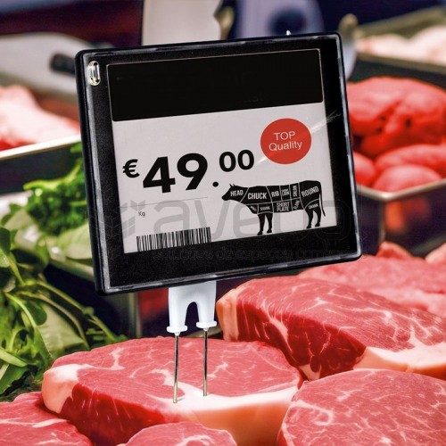 Espeto com suporte etiqueta eletrónica UNIVERSAL