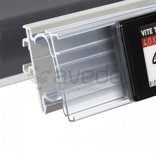 Perfil refrigerador para etiqueta Pricer, Hanshow Stellar Pro, Zkong - Intrac AMX35
