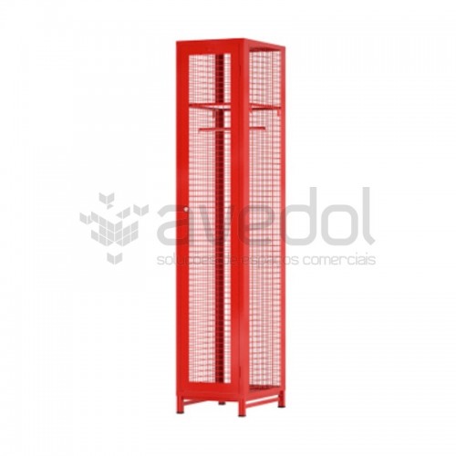 Armário Cacifo de Rede para Bombeiros