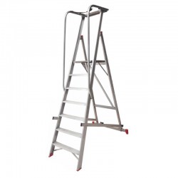 Escadote com plataforma
