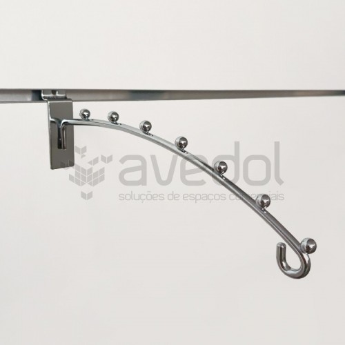 gancho curvo para painel multi-sistema