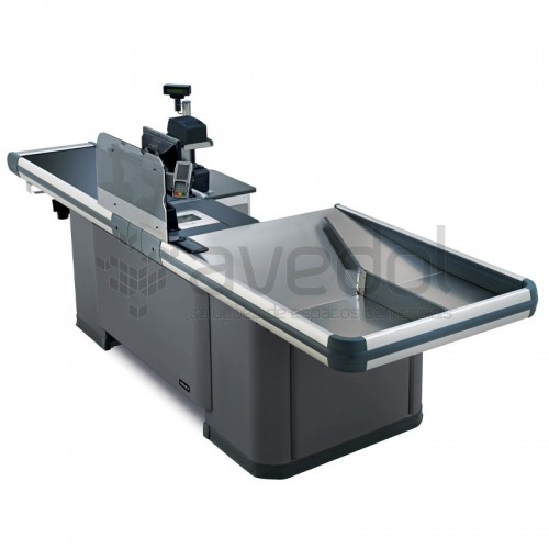 Checkout Cefla Futura Plus F com tapete rolante Checkout Cefla Futura Plus F com tapete rolante