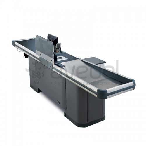 Checkout Cefla Futura Plus L com tapete rolante Checkout Cefla Futura Plus L com tapete rolante