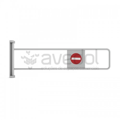 Cancela para mesa de saída Cancela para mesa de saída