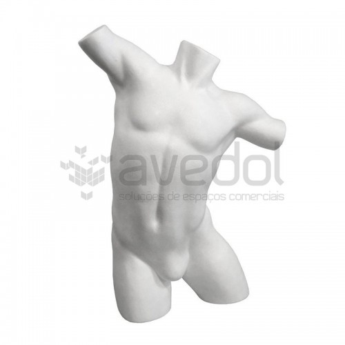 Busto homem de esferovite Busto homem de esferovite