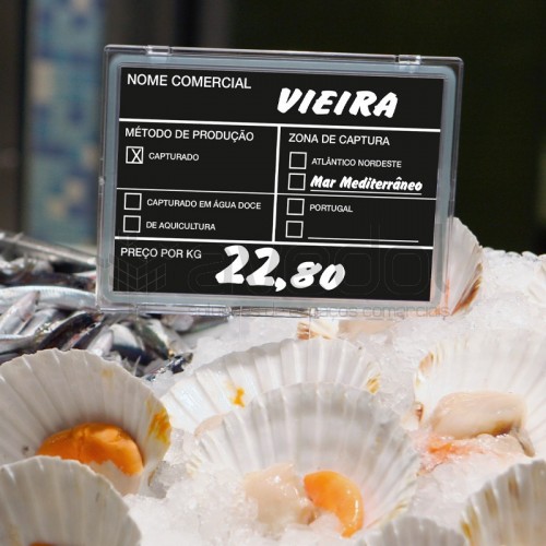 Display para Preços - Peixaria Display para Preços - Peixaria