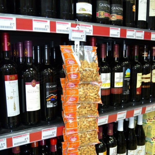 Tira merchandising para vendas cruzadas