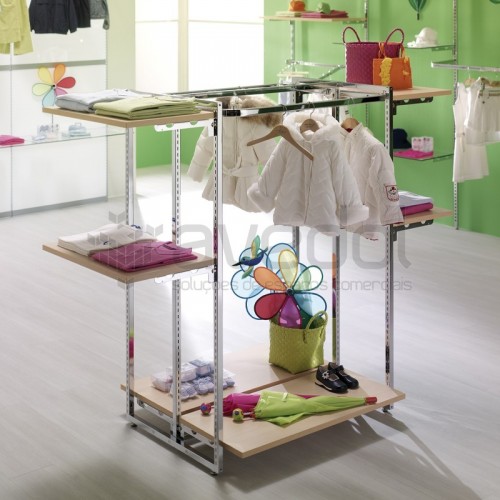 Estante centro para Loja de Roupa Estante centro para Loja de Roupa