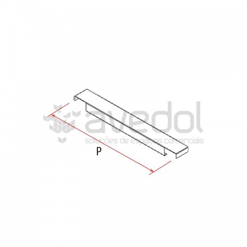 Travessa para Prateleiras Aglomerado para Estantes Rack