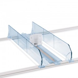 Empurrador de Embalagens para Prateleiras