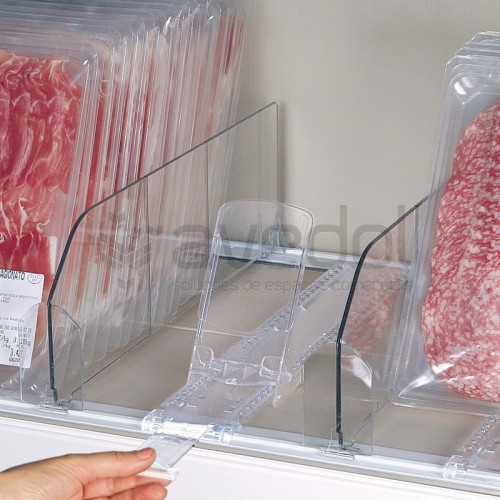 Empurrador de Embalagens para Refrigeradores de Supermercados Empurrador de Embalagens para Refrigeradores de Supermercados