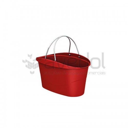 Cesta de compras com asa cromada Cesta de compras com asa cromada
