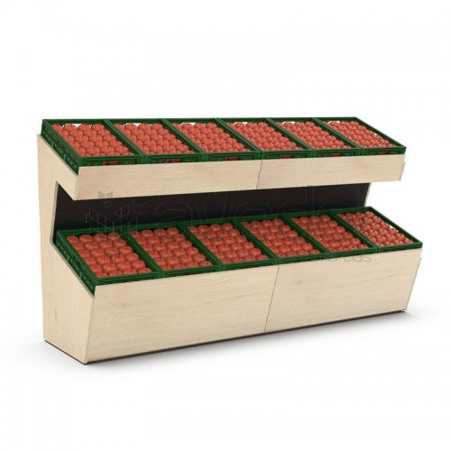 Estante de Madeira para Frutaria