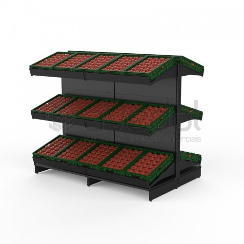 Gôndola para Fruta e Legumes