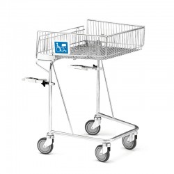 Carro de compras para pessoas com mobilidade reduzida Carro de compras para pessoas com mobilidade reduzida