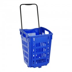 Cesto de compras com 2 rodas Cesto de compras com 2 rodas