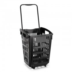 Cesto de compras com 2 rodas Cesto de compras com 2 rodas