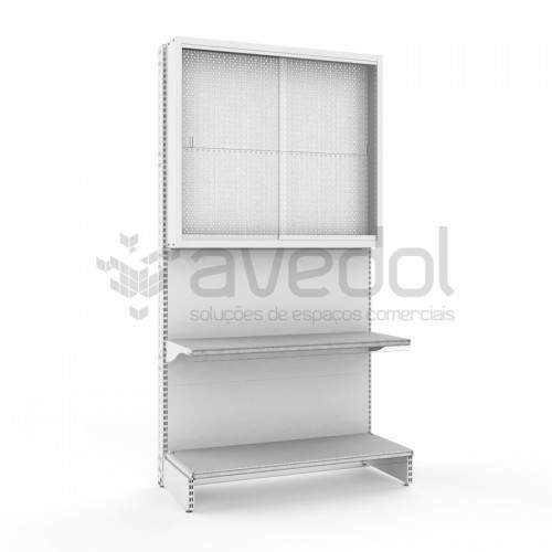 Estante de Loja com Vitrine