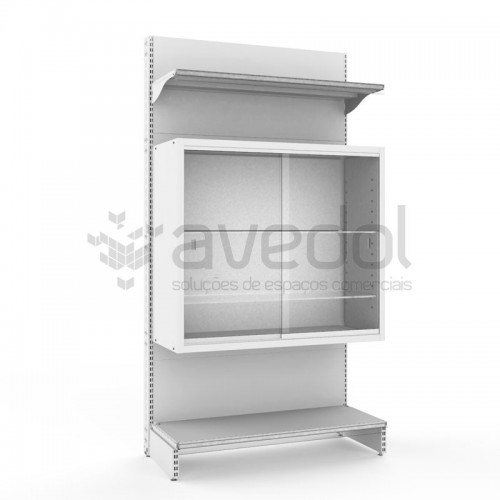 Estante de Loja com Vitrine