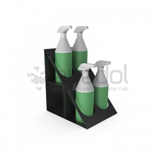 Expositor de latas e spays para Balcão de Lojas Expositor de latas e spays para Balcão de Lojas