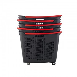 Cesto de compras com 4 rodas Cesto de compras com 4 rodas