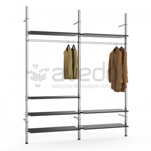 Estantes para loja de roupa Estantes para loja de roupa