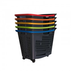 Cesto de compras com 4 rodas Cesto de compras com 4 rodas