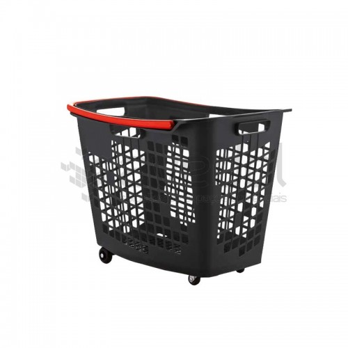 Cesto de compras com 4 rodas Cesto de compras com 4 rodas