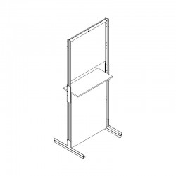 Balcão barreira para atendimento Balcão barreira para atendimento