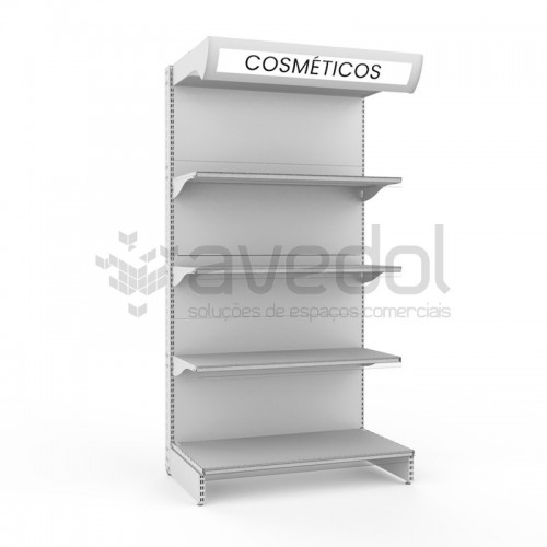 Pala com iluminação para Estante